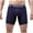 Blue, variant on Iugvhana Men's Long Leg Boxer Briefs – Soft & Breathable Underwear, Moisture-Wicking Design for Sports & Daily Wear Wine XXXL