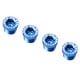 thumbnail image 2 of Rueda antioxidante de 4 piezas shamjiam aleación de aluminio M10x1,25 V Tornillo de a prueba de polvo Azul, 2 of 7