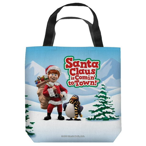 2Bhip - Santa Claus Is Comin To Town Christmas Song Carol Movie Tote Bag - Walmart.com - Walmart.com