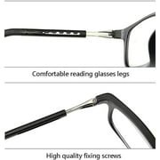 NXMY Reading Glasses Hanging Folding Magnetic Front Click Connect Neck Readers Lightweight Eyeglasses for Men and Women 3.0