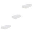thumbnail image 1 of Justharion Solid Color Hotel Pleated Bed Skirt & Wrinkle Resistant Fade White King 3Set, 1 of 6