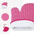 thumbnail image 5 of Unique Bargains Heat Resistant Cooking Gloves Flexible Gripping Rose Red 12.8x7.5inch, 5 of 6