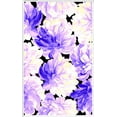 thumbnail image 4 of Chiffon Printed Coincident Print Fabric Sheer Fabric Large Floral Print Sewing (BROWN/MOCHA/AQUA, ByYard), 4 of 4