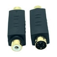 thumbnail image 3 of S-Video Male to RCA Female Composite Video Adapter Plug Converter, 3 of 5