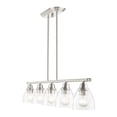 thumbnail image 5 of Livex Lighting - Montgomery - 5 Light Linear Chandelier in New Traditional Style, 5 of 13