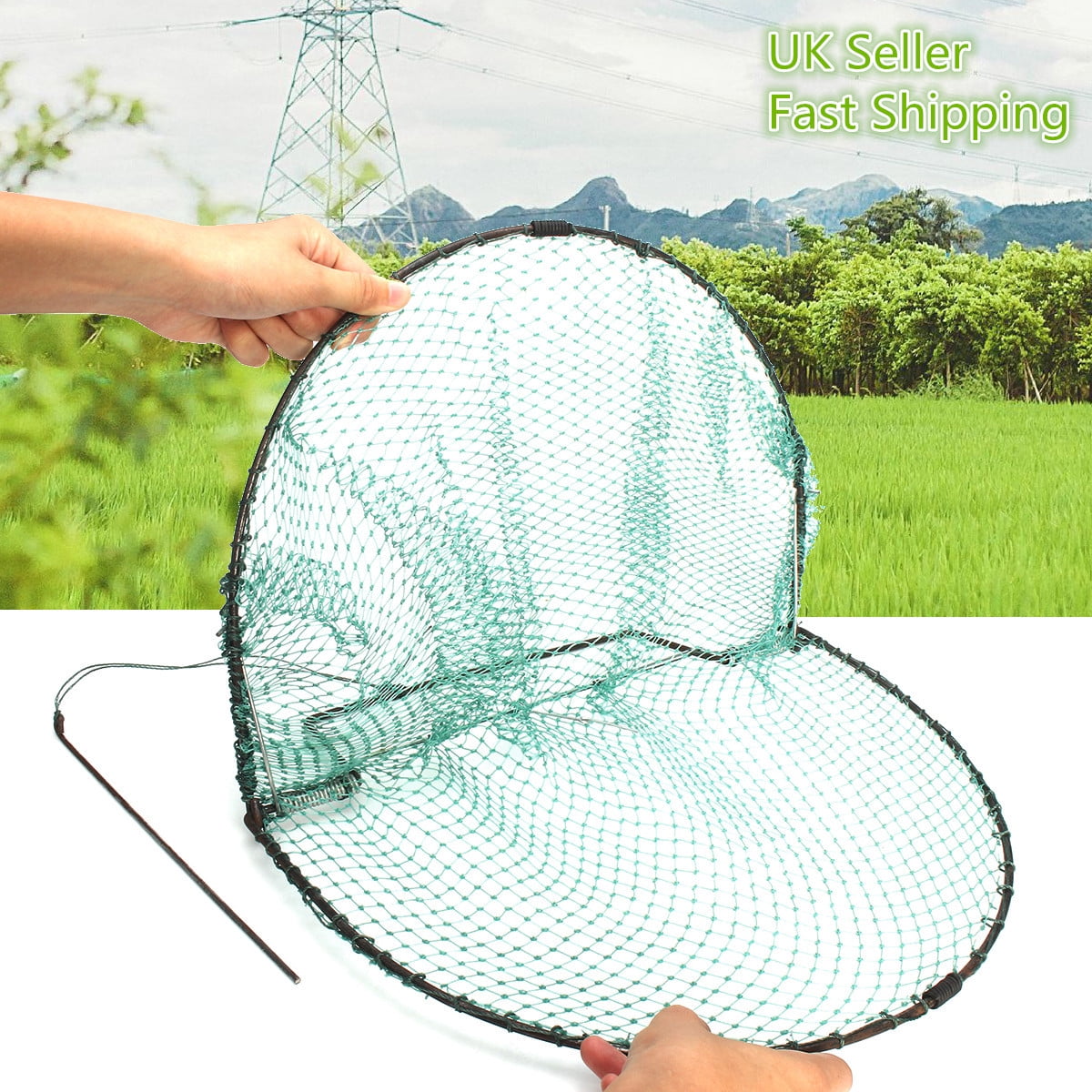 Heavy Duty Bird, Pigeon, Quail Mesh Net Humane Live Trap Hunting Bird