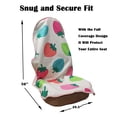 thumbnail image 3 of Funda de asiento de coche LoyaGour, impermeable, protectora contra el sudor, color fresa, 3 of 7