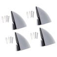 thumbnail image 1 of Abrazaderas de vidrio Macarena 4 piezas con tornillos para escalera de estante, 1 of 8