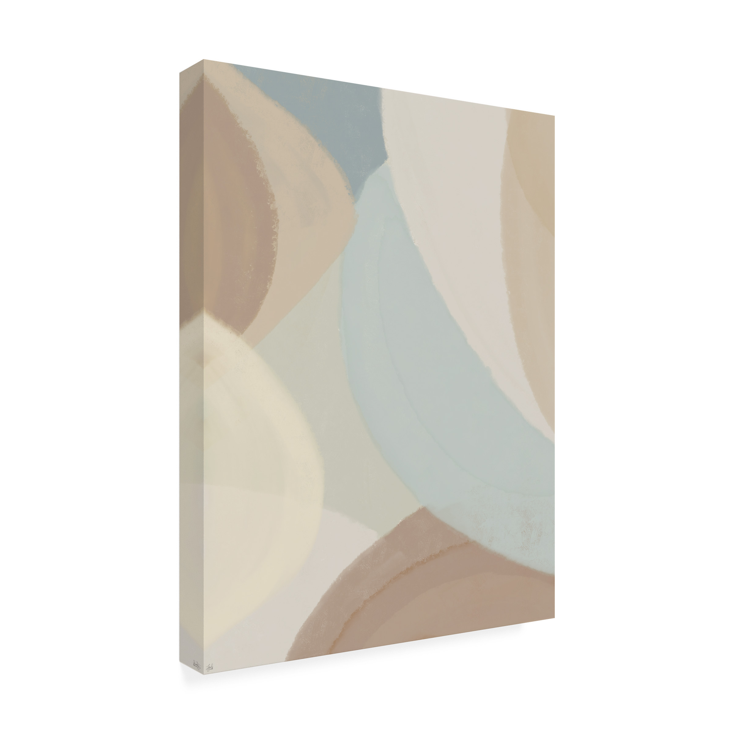 Canvas Wall Art - Line and Brush 'Bows Of Neutral' Wall Art for Living Room, Bedroom, or Office DÃ©cor by Trademark Fine Art - 24 x 32 Inches