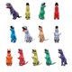 thumbnail image 2 of Disfraz inflable para adultos de Worallymy Cosplay de Navidad mono de dinosaurio disfraz de Halloween para niños adultos Worallymy JD735805313, 2 of 7
