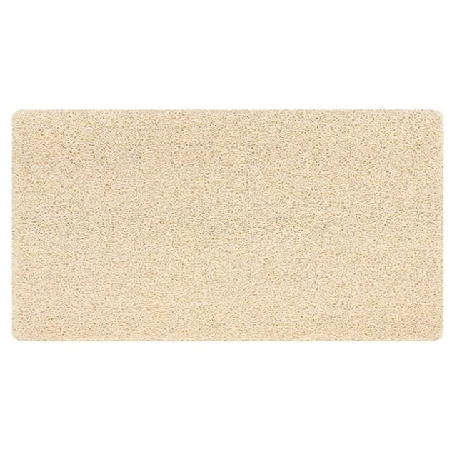 Alfombra de ducha antideslizante Pie de bañera con cojín de drenaje Mampara de ducha de PVC para un secado rápido en zonas húmedas del baño Sin ventosa Manta de ducha confort Accesorios de baño