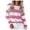 A-Pink397, variant on Yuanlong Womens Tshirts Crew Neck Long Sleeve Wide Stripe Pattern T-Shirts Soft Relaxed Daily Commute Spring Ladies Tops