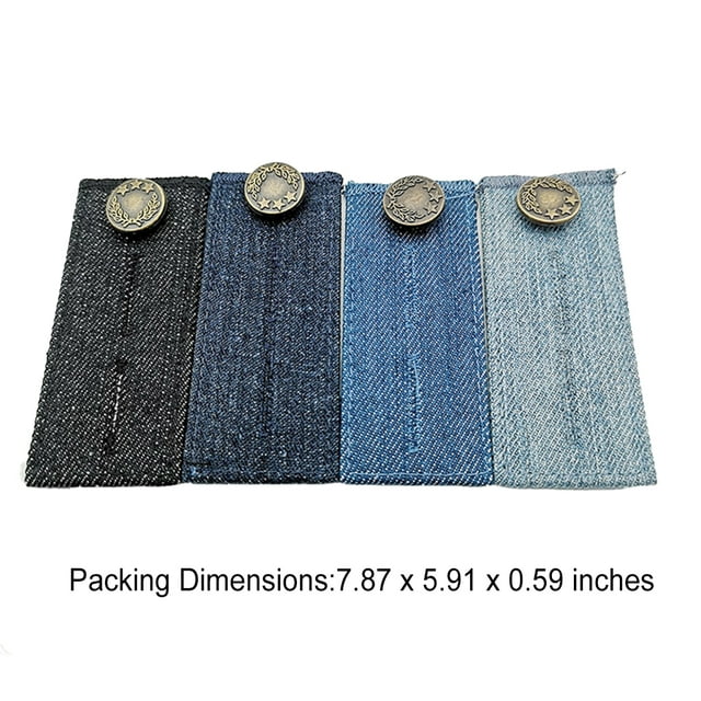 Langgg Rallonge de Pantalon de Maternité Confortable Boutons de Rallonge de Pantalon Ceinture Réglable avec Boutons Trous Jupe Rectangulaire type 2 1ensemble