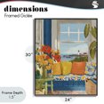 thumbnail image 4 of Stupell Industries Bohemian Distant Lighthouse Window View Black Framed Giclee Art, 24 x 30, by Lisa R Dumm, 4 of 8