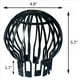 thumbnail image 4 of 32 Protectores de Canalones de Plástico, Protector de Hojas para Bajante, Filtro de Bajante, Protector de Suciedad para Residuos de Tubería de Drenaje, Cubierta de Drenaje, 4 of 5