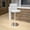 White, variant on Emma + Oliver Adjustable Height Bar Stool with Chrome Base, Black