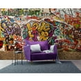 thumbnail image 3 of Startonight Mural Wall Art Love Graffiti - Abstract Theme Photo Wallpaper 100" x 140", 3 of 4