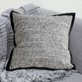 thumbnail image 6 of Sofa Cushion Cover Gray Polyester 17.71 x 17.71 in | Living Room Decorative Pillowcase | Durable Washable Case for Couch Bedside Window | Soft Comfort | 1 Pack, 6 of 6