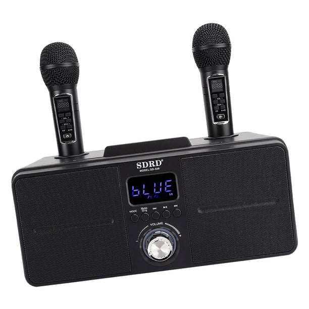 JUEGO DE MÁQUINA DE KARAOKE, Kit De Sonido Ktv De Alta , Micrófono Inalámbrico, Tarjeta De Audio En Vivo, Altavoz De Karaoke Bluetooth, Restauración De Efecto