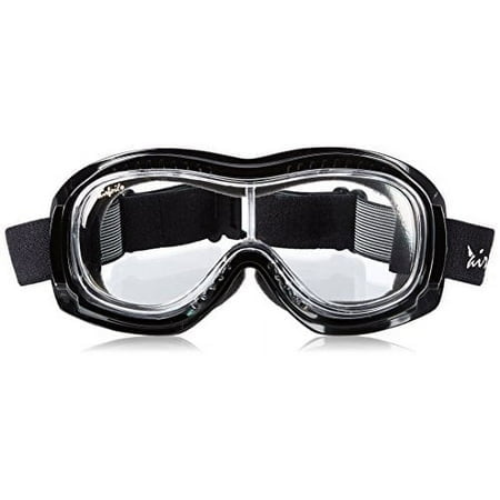Pacific Coast Airfoil Lunettes de Conduite Rembourrées (Monture Noire/lentille Claire)
