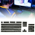 thumbnail image 3 of Replacement Keycaps for Gaming Mechanical Keyboard, Black Color, Perfect Fit, 3 of 7