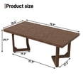 thumbnail image 5 of 70" Solid Wood Dining Table for 6-8 People, Modern Farmhouse Kitchen Table Rectangular Dining Room Table for Home Office, 5 of 11