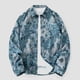thumbnail image 1 of Blusa y camisa de manga larga con cuello vuelto para hombre, informal, con estampado, de poliéster, 1 of 4