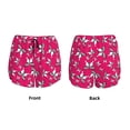 thumbnail image 3 of Daiia Butterfly Pattern Women's 2 in 1 Running Shorts - Lightweight Athletic Workout Gym Yoga Shorts Liner with Phone Pockets-X-Large, 3 of 7