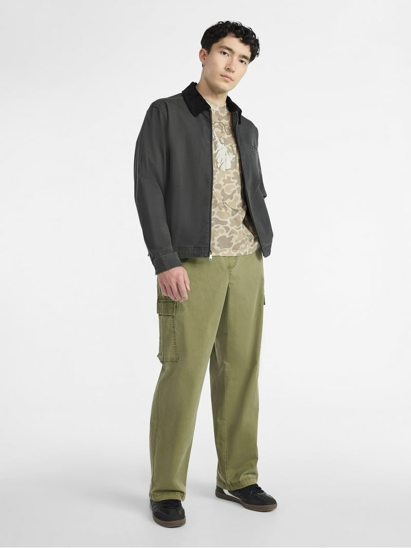 No Boundaries Men's and Big Men's Workwear Garage Jacket, Size S-3xl No Boundaries Men's and Big Men's Workwear Garage Jacket, Size S-3xl