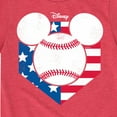 thumbnail image 3 of Disney - Americana - Mickey Baseball Flag Diamond - Toddler And Youth Short Sleeve Graphic T-Shirt, 3 of 5