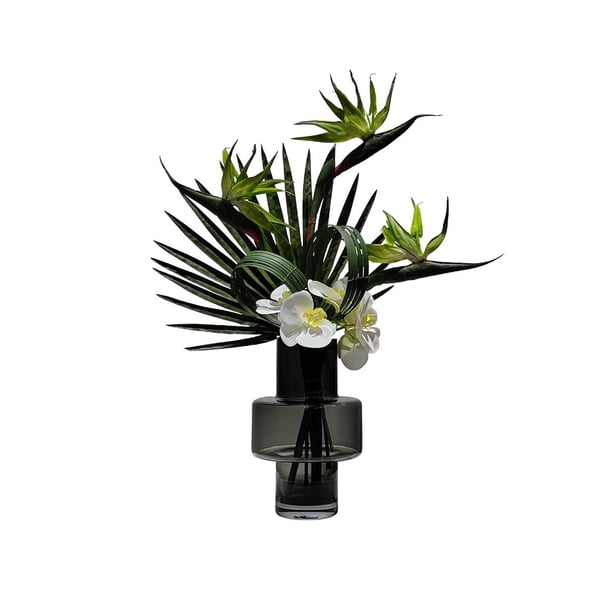 Luz europea de lujo simulación arte floral mesa de comedor entrada centros de mesa decoraciones flores artificiales artesanías decoración