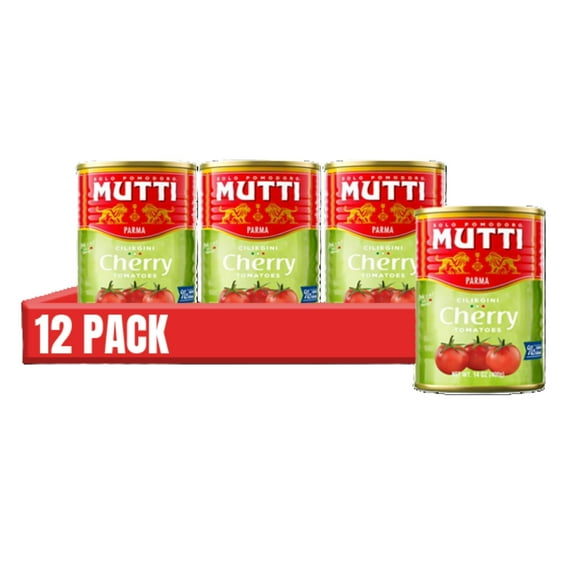 Mutti Cherry Tomatoes (Ciliegini), 14 oz. | 12 Pack | Italy’s #1 Brand of Tomatoes, No Additives or Preservatives