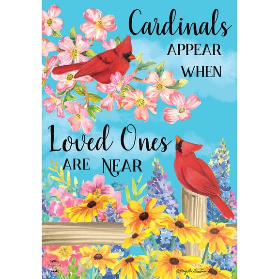 Briarwood Lane Garden Flag 12x18 For Outdoor Cardinals Appear Spring For Spring Garden Flag Flags For Outside
