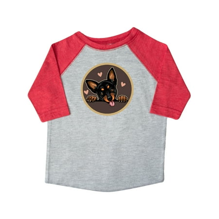 

Inktastic Miniature Pinscher Dog Cute Gift Toddler Toddler Girl T-Shirt