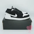 thumbnail image 4 of Ni - ke Air Jordan 1 Low Diamond Shorts Black White 2022 DH6931-001 Men's Size 12, 4 of 5
