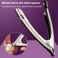thumbnail image 1 of Viflosae Savings Stainless Steel Clam Opener Shellfish Clam Clamp Flower Clam Clamp Shelled Walnut Clamp Crab Clamp Kitchen Function Clam Opener Save 15% on pets, 1 of 9