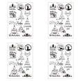 thumbnail image 2 of Christmas Candle Snowman Water Sticker Theme Activity Mood Candle Decoration Ultra Light Water Sticker, 2 of 5