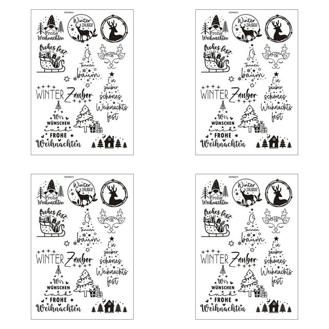 Luzes de Navidad Blancas Vela Muñeco de Nieve Pegatina de Agua, Temática Ultra Ligera Decoración de Estado de Ánimo para Regalos de Bricolaje, Decoraciones de Navidad Blancas