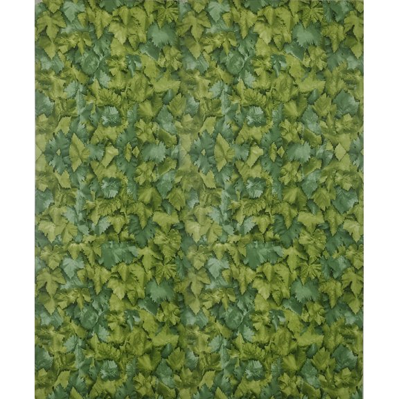 Dundee Deco Peel and Stick Self Adhesive Wallpaper - Floral Green Leaves, 18 ft x 18 in