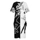thumbnail image 4 of Vestido holgado con bolsillos para baile ska, para mujer, ropa femenina, vestidos largos para mujer, vestido femenino, 4 of 7