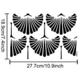 thumbnail image 3 of Leaves Templates Abstract Leaf Stencil Reusable Leaf Painting Stencil 11.8×11.8inch with Paint Brush Botanical Wall Art Home Decor Painting on Floor, 3 of 6