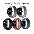 thumbnail image 7 of KONEE Band Compatible with Garmin Venu Sq 2/Venu Sq 2 Music/Amazfit GTS 2 Min/GTS 4 Mini,Nylon Watch Strap,Velcro Wristband, Watch Bracelet for Amazfit Bip/S/Lite/U Pro/3/3 Pro-Black, 7 of 7