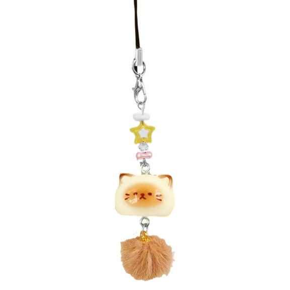 lanema Charm Cartoon Phone Pendant Everyday Cuteness Accessory Phone Jewelry Suitable for Backpacks Keys and Mobile Devices