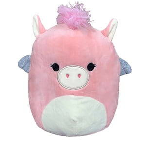 Image of Squishmallow 20 cm (8 inch) Pandora the Pegasus Plush Stuffed Animal Super Soft Cuddle Pillow