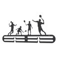thumbnail image 3 of Colgador de exhibición de medallas Strade Fareast Limited Organizador de pared estante de hierro negro resistente, 3 of 8