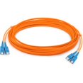 thumbnail image 4 of AddOn 2m SC OM1 Orange Patch Cable - Patch cable - SC/UPC multi-mode (M) to SC/UPC multi-mode (M) - 2 m - fiber optic - duplex - 62.5 / 125 micron - OM1 - halogen-free - orange, 4 of 6