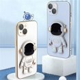thumbnail image 3 of New 6D Plating Hidden Stand Case Cover for iPhone /11/12/13 Pro Max (Compryible for iphone12Mini, 3 of 7