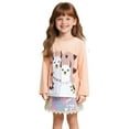thumbnail image 3 of Kiijoy Toddler Girls Cotton Casual T-Shirt Graphic Kids Long Sleeve T Shirt, Sizes 3-4, 3 of 8