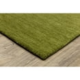 thumbnail image 2 of Oriental Weavers Aniston II Hand-made Wool Area Rug - 27116 - 8' x 10' - in Solid Olive Green - Classic Casual Style, Hand-Made Wool Rugs, Dining, Living Room Rug, 2 of 2