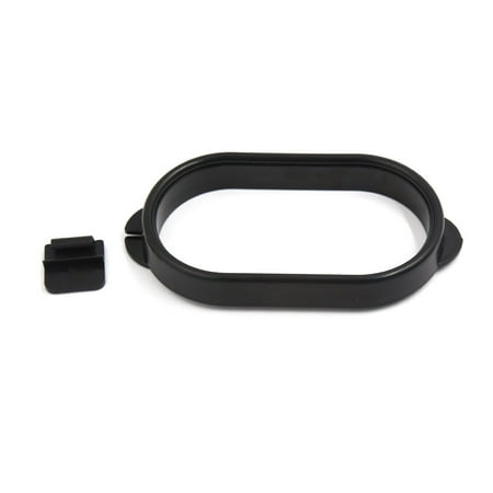 Unique Bargains Black Vacuum Base Plastic Car Auto Rubbish Bin Garbage Bag Frame Bracket Holder